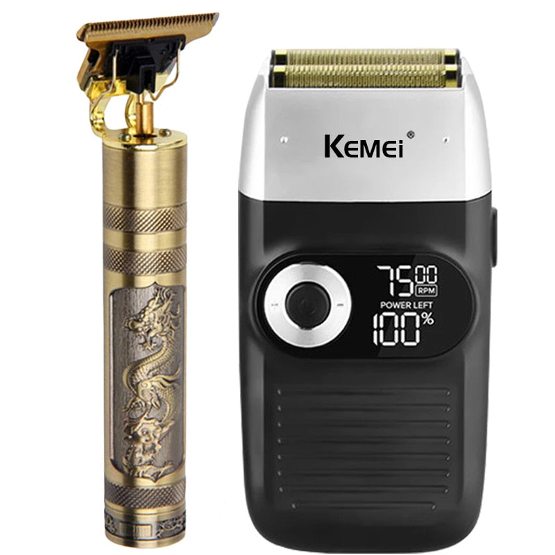 Kemei Clipper Electric Hair Trimmer for men Electric shaver professional Men's Hair cutting machine Wireless barber trimmer