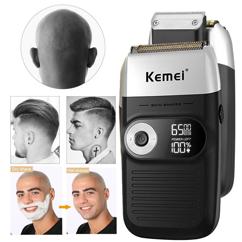 Kemei Clipper Electric Hair Trimmer for men Electric shaver professional Men's Hair cutting machine Wireless barber trimmer